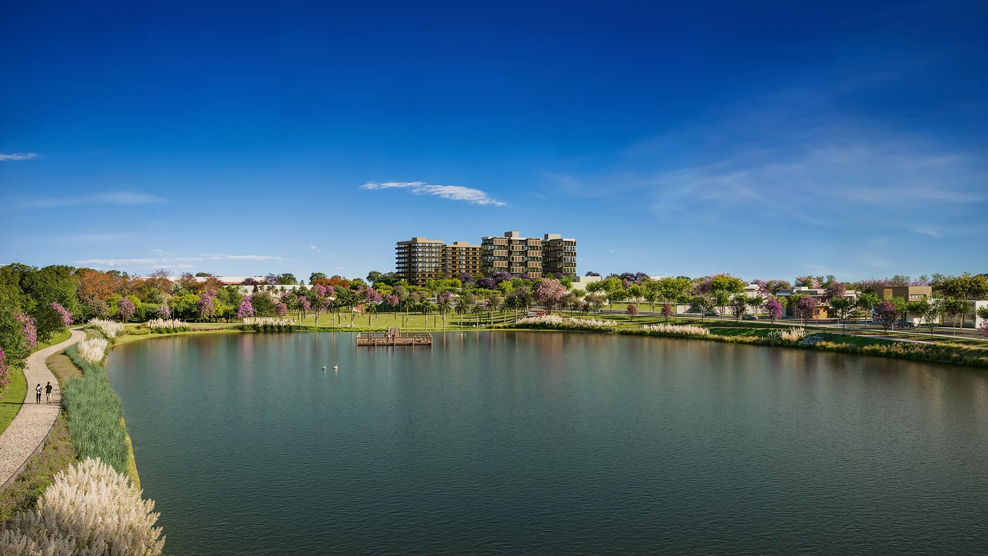 Lago para contemplação