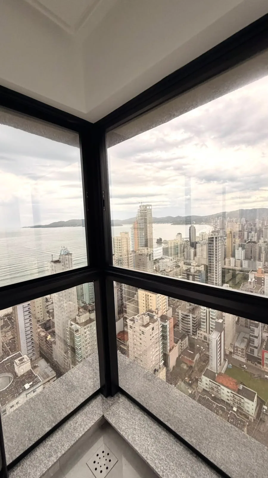 Vista para o mar e a cidade